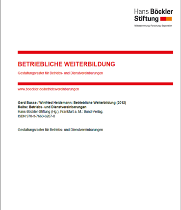 Betriebliche Weiterbildung